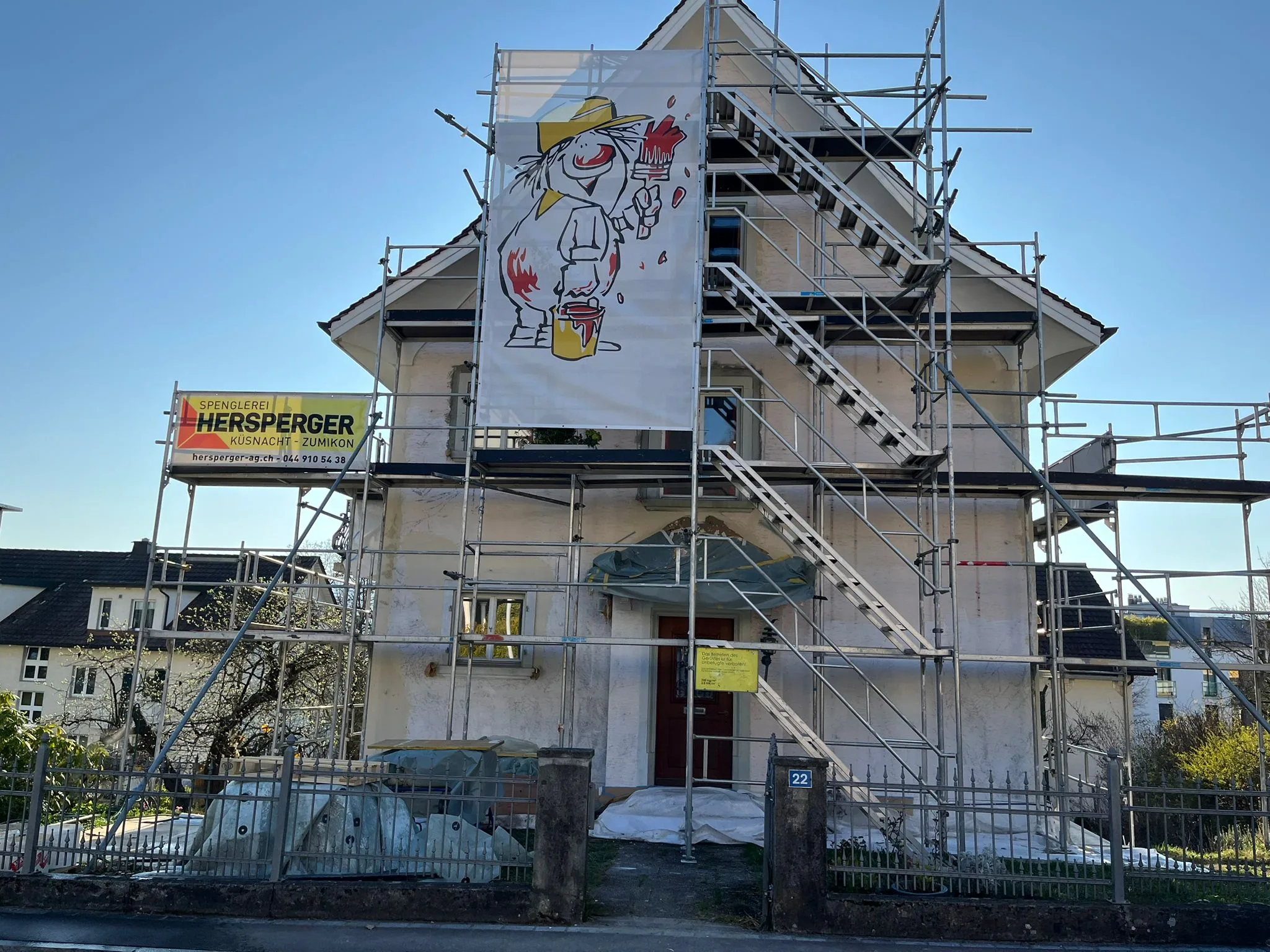 Gerüste – Kurt Zuber AG, Maler Küsnacht & Zürich